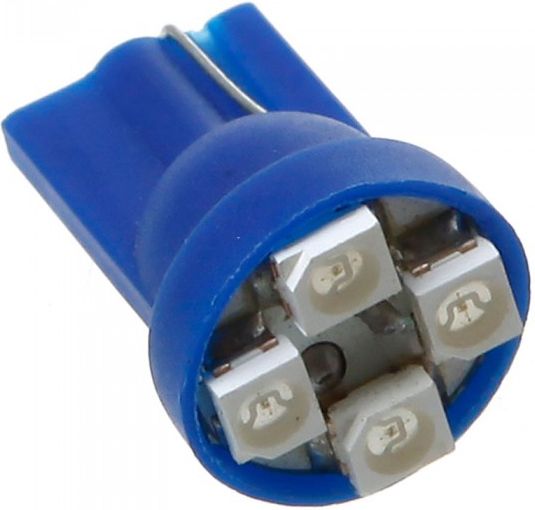 T10 4 x 1210 SMD LED Blue 12V Autolamp