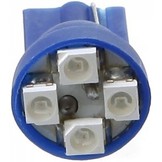T10 4 x 1210 SMD LED Blue 12V Autolamp