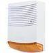 Konig Konig Dummy Orange LED Alarmsirene - White Konig Konig Dummy Orange LED Alarmsirene - White