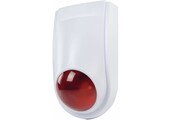 Konig Dummy Red LED Alarmsirene - White