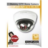 König CCTV Professional Dummy Dome Camera met Actieve IR LED's