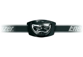 Energizer 3 LED's Hoofdlamp Black + 3 x AAA Batterijen