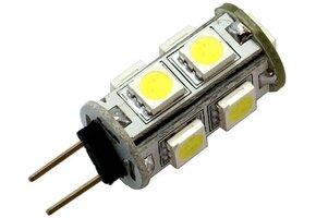 G4 9 x 5050 SMD LED Cool White 12V Chip