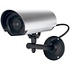 Konig König CCTV Dummy Buitencamera met IR LED en Ophangbeugel Silver Konig König CCTV Dummy Buitencamera met IR LED en Ophangbeugel Silver