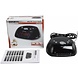Konig Konig Red LED AM/FM Wekkerradio Black met Speaker Konig Konig Red LED AM/FM Wekkerradio Black met Speaker