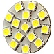 Merkloos G4 15 x 5050 SMD LED Cool White 12V Chip Merkloos G4 15 x 5050 SMD LED Cool White 12V Chip