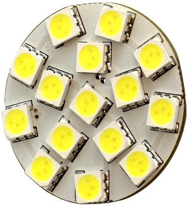 G4 15 x 5050 SMD LED Cool White 12V Chip