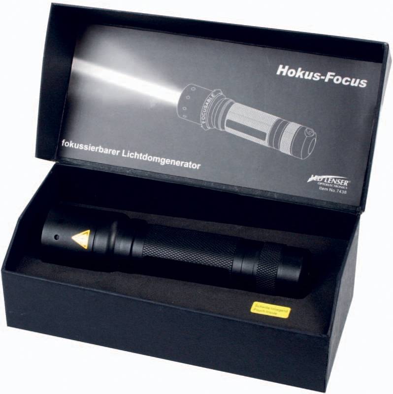 Relatief weg innovatie LED Lenser Hokus Focus CREE Power LED Zaklamp Aluminium Black kopen? -  LEDClear.nl