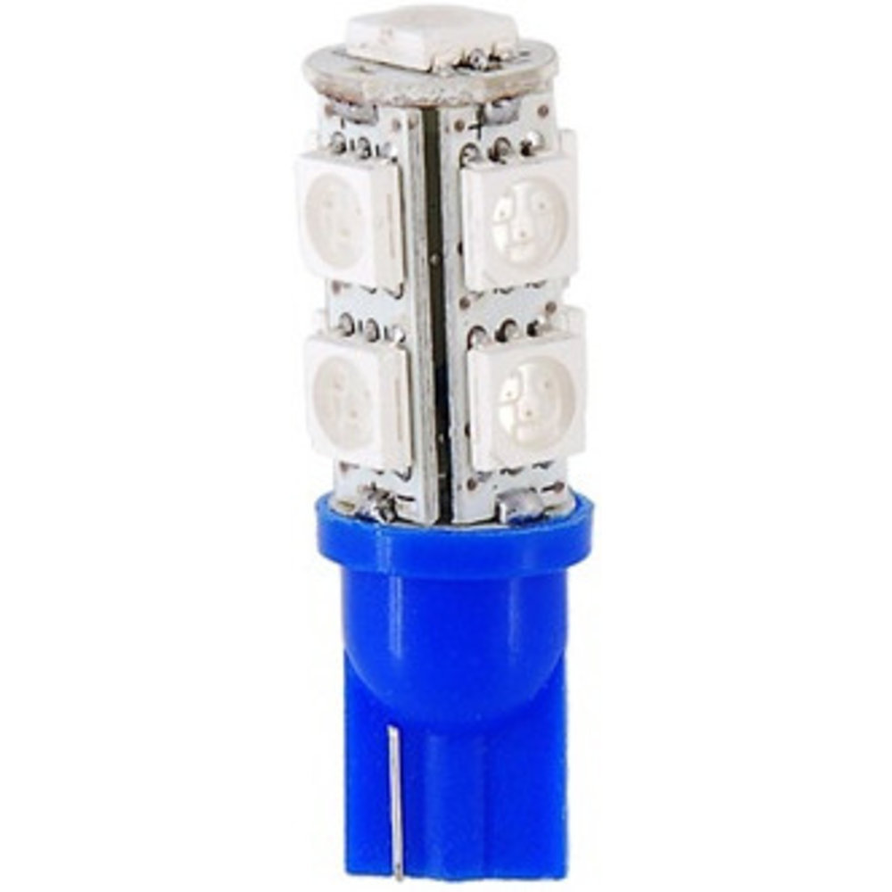 T10 9 x 5050 SMD LED Blue 12V Autolamp kopen? LEDClear