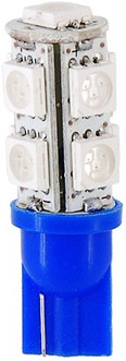 T10 9 x 5050 SMD LED Blue 12V Autolamp