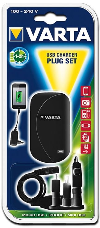 Varta Blue LED USB Thuislader Mobiele Telefoons