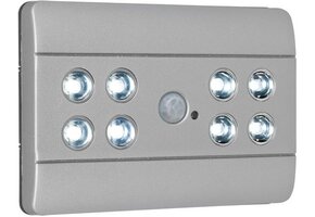 Briloner 8 LED's Design Sensor Lero Verlichting - Silver