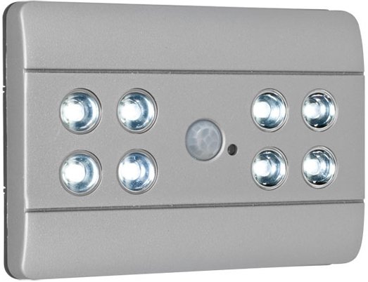 Briloner 8 LED's Design Sensor Lero Verlichting - Silver