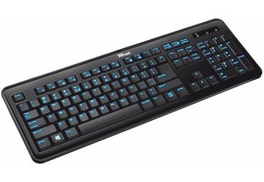 Trust eLight Toetsenbord LED Illuminated 3 Colors