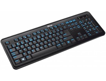 Trust eLight Toetsenbord LED Illuminated 3 Colors