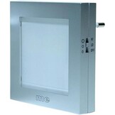 M-E White LED Nachtlicht met Automatisch Schemersensor Silver