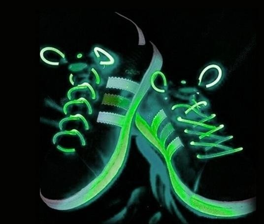 BasicXL Green LED Lichtgevende Schoenveters