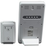 Konig Blue LED Backlight Draadloze Weerstation White