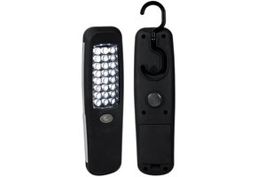 Perel 24 White LED's TORCH Zaklamp Black