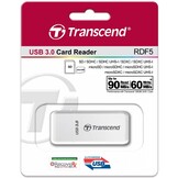 Transcend LED RDF5 Card Reader USB 3.0 White