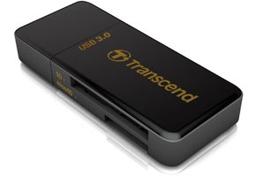 Transcend LED RDF5 Card Reader USB 3.0 Black