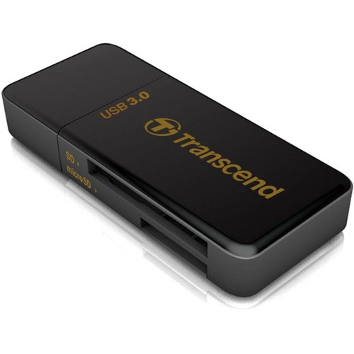 Transcend Transcend LED RDF5 Card Reader USB 3.0 Black Transcend Transcend LED RDF5 Card Reader USB 3.0 Black