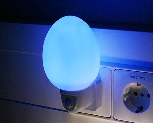 Ansmann NL-2B Eivormig LED Nachtlampje - Blue