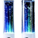 Conceptronic Conceptronic CLLDWASPKW Dancing Water LED Speakers - White Conceptronic Conceptronic CLLDWASPKW Dancing Water LED Speakers - White