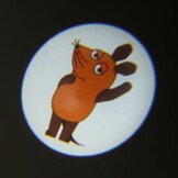 Ansmann Projectie LED Zaklamp "De Muis" Pink