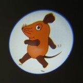 Ansmann Projectie LED Zaklamp "De Muis" Pink