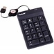KeySonic KeySonic ACK 118 BK USB LED Numeriek Toetsenbord KeySonic KeySonic ACK 118 BK USB LED Numeriek Toetsenbord