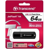 Transcend JetFlash 700 64 GB LED USB 3.0 SuperSpeed Black