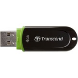 Transcend JetFlash 300 4 GB LED USB 2.0 Black/Green