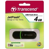 Transcend JetFlash 300 4 GB LED USB 2.0 Black/Green