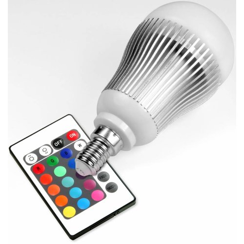 Technaxx Technaxx E14 RGB LED Lamp 5 W met Afstandsbediening Technaxx Technaxx E14 RGB LED Lamp 5 W met Afstandsbediening