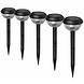 Ranex Ranex Lucera Solar LED Tuinlamp op Spies 5 Set Black Ranex Ranex Lucera Solar LED Tuinlamp op Spies 5 Set Black