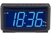 Balance Time Blue LED Wekker Zendergestuurd Black