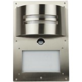 Ranex Essex Dual Sensor LED Buitenlamp met Huisnummer RVS