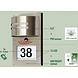 Ranex Ranex Essex Dual Sensor LED Buitenlamp met Huisnummer RVS Ranex Ranex Essex Dual Sensor LED Buitenlamp met Huisnummer RVS