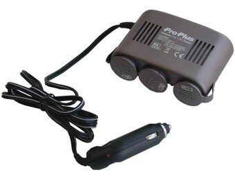 ProPlus 12V LED Car Sigaretten aansteker Splitter 3-Weg