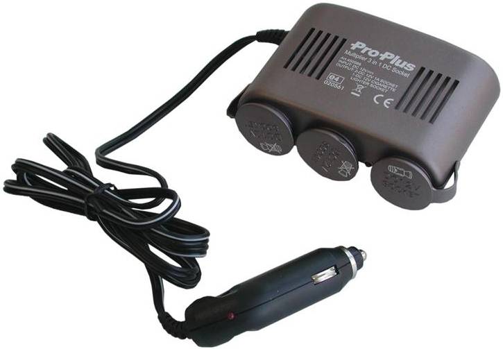 ProPlus 12V LED Car Sigaretten aansteker Splitter 3-Weg