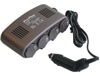 ProPlus 12V LED Car Sigaretten aansteker Splitter 4-Weg