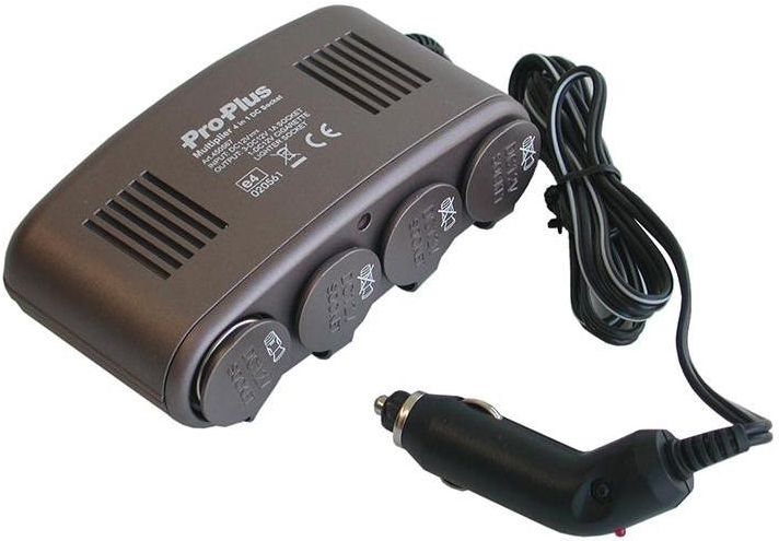 ProPlus 12V LED Car Sigaretten aansteker Splitter 4-Weg