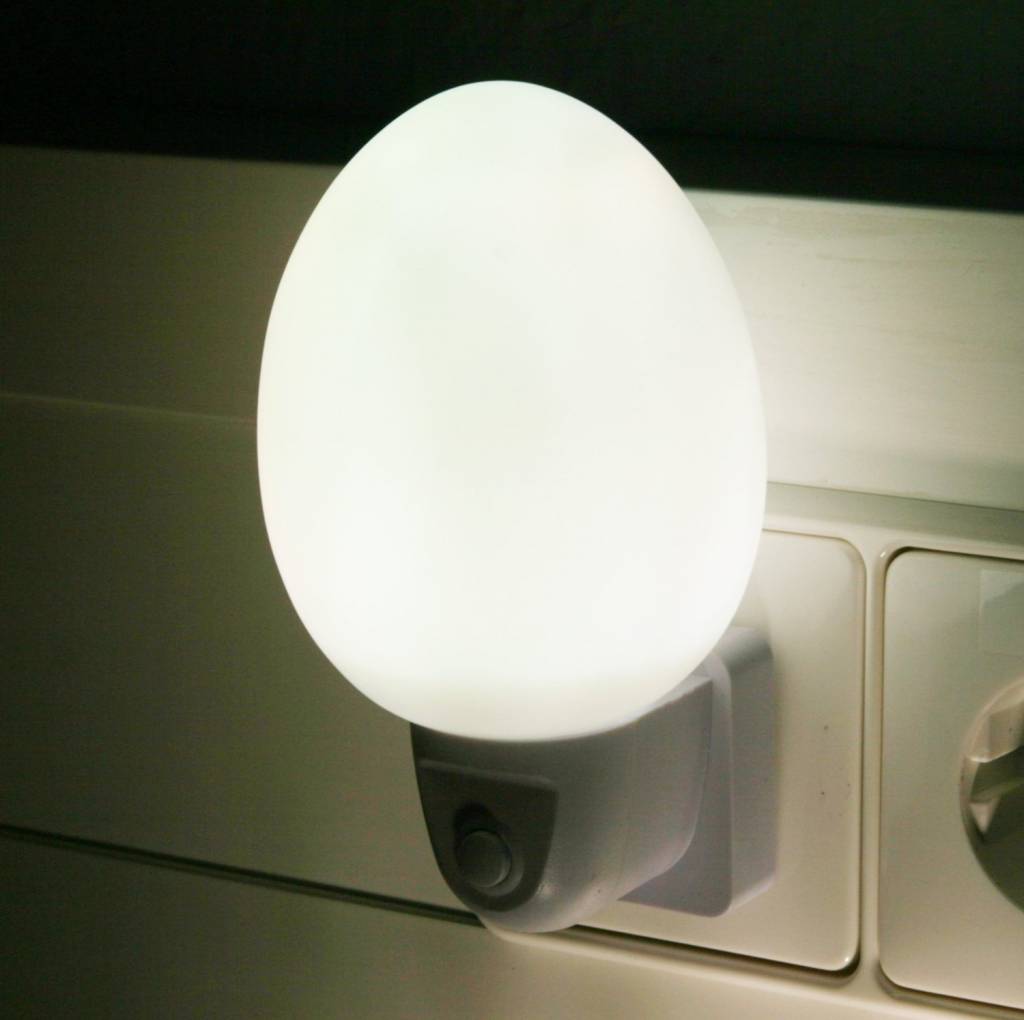 Ansmann NL-2W Eivormig LED Nachtlampje - White