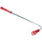 Perel 3 LED's Magnetische Zaklamp/Grijpstok Uifschuifbaar