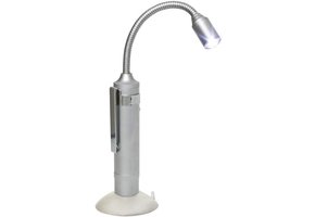 Mellert SLT318 PocketLite LED Lamp met Zuignap - Silver
