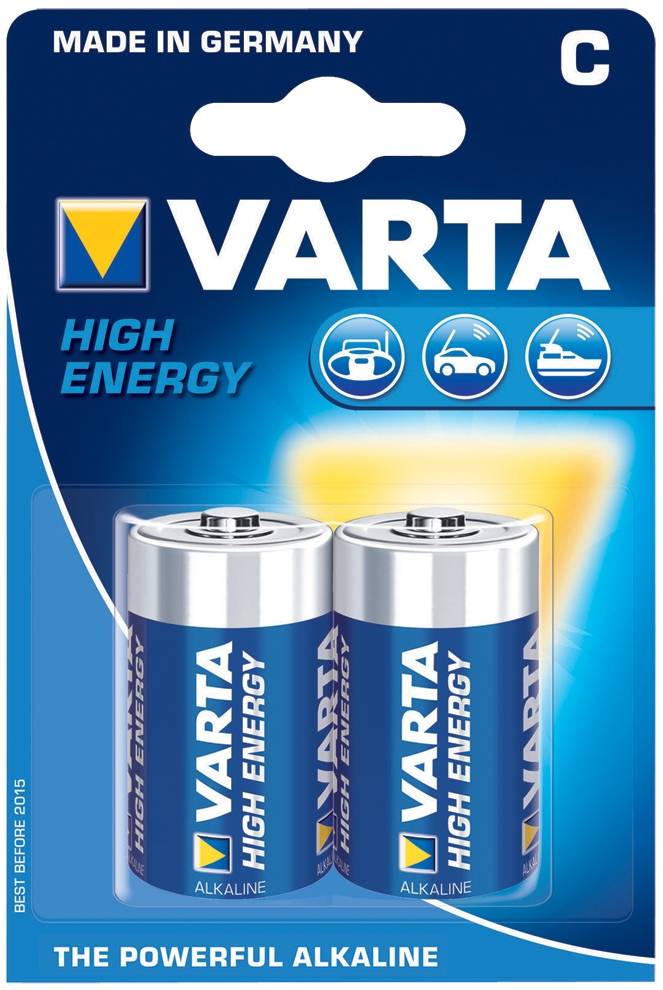 Varta High Energy Batterij C/LR14 2-blister 1.5V