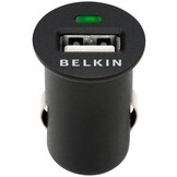 Belkin USB LED Micro Autolader - Black