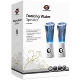 Conceptronic CLLDWASPKW2 Dancing Water LED Speakers - White