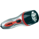 Varta Trilogy LED Zaklamp Silver/Red - Silver/Blue